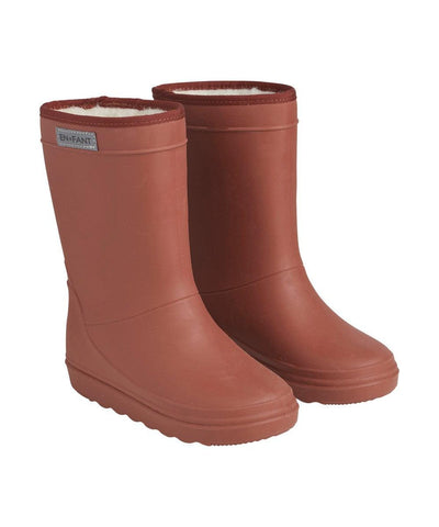 En Fant Thermal Boots Solid Henna