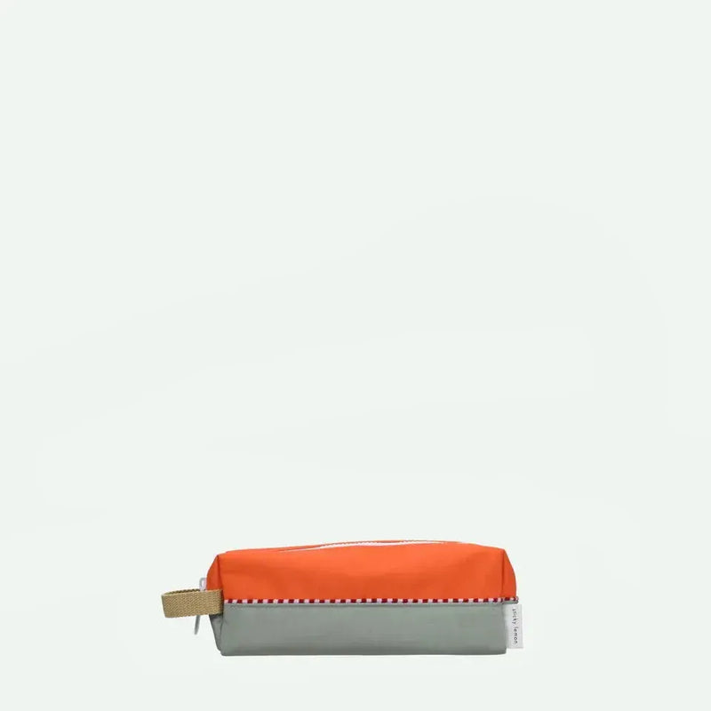 Sticky Lemon Pencil Case Wonders Colourblocking Lifebuoy Orange / Shark Grey