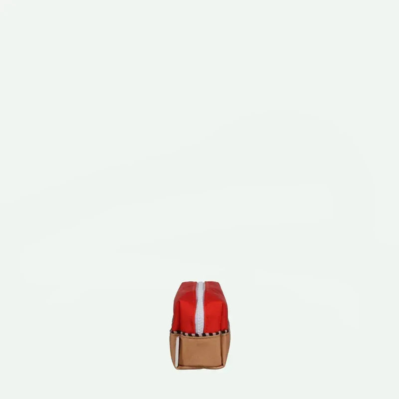 Sticky Lemon Pencil Case Wonders Colourblocking Red Hat Jane Beige