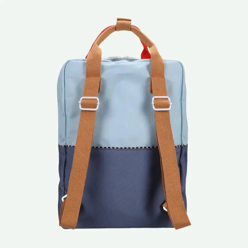 Sticky Lemon Backpack Large Wonders Colourblocking Zissou Blue / Blue Whale