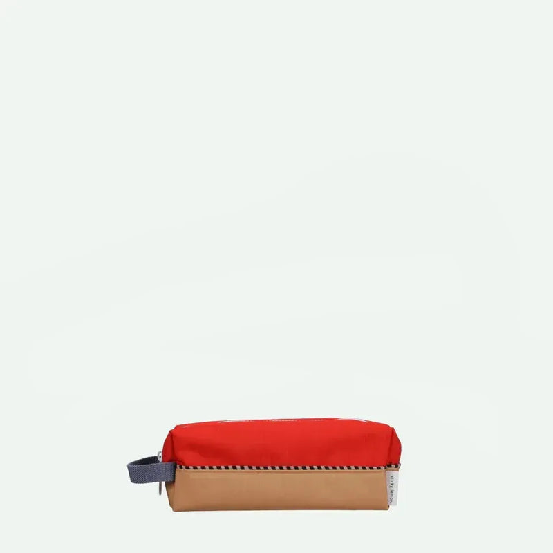 Sticky Lemon Pencil Case Wonders Colourblocking Red Hat Jane Beige