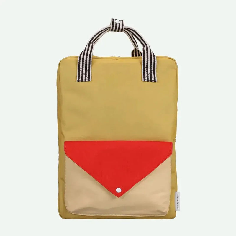 Sticky Lemon Backpack Large Wonders Envelope Reed green