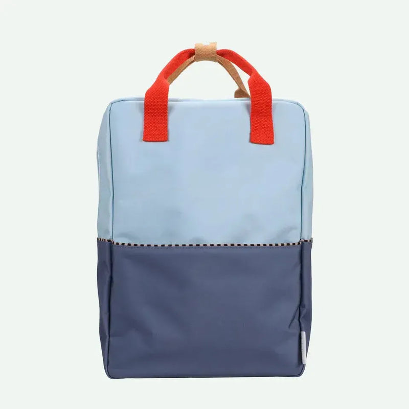 Sticky Lemon Backpack Large Wonders Colourblocking Zissou Blue / Blue Whale