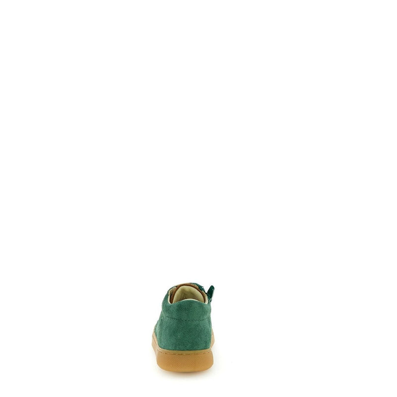 Falcotto KIDS Sneaker Snopes Zip Suede Green Bottle Cuoio