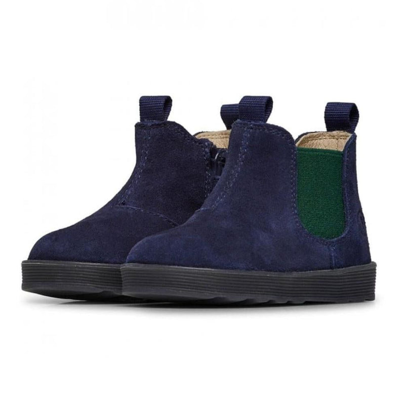 Falcotto Tarbell Suède Navy/Green - Studio Play