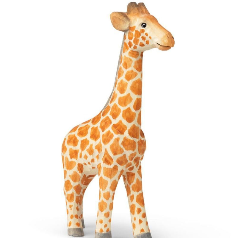 Ferm Living Hand - Carved Giraffe Toy - Studio Play
