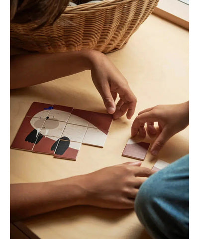 Ferm Living Two-Sided Puzzle Walrus/Horse