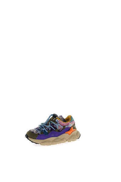 Flower Mountain KIDS Raikiri 3 E - Calf/Cloth Militaire/ Multi/Violet - Studio Play