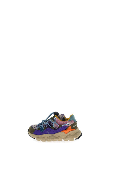 Flower Mountain KIDS Raikiri 3 E - Calf/Cloth Militaire/ Multi/Violet - Studio Play