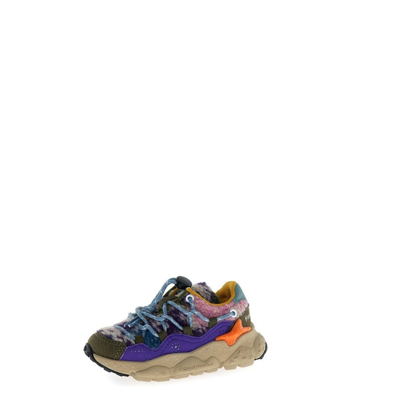 Flower Mountain KIDS Raikiri 3 E-Calf/Cloth Militaire/ Multi/Violet