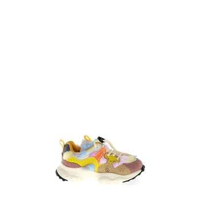 Flower Mountain KIDS Yamano 3 E-Calf/Fur Phard/ Beige/ Mauve