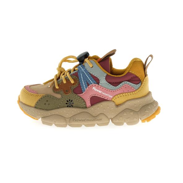 Flower Mountain TEEN Yamano 3 E-Calf/Nylon Mint/Militair/Mud