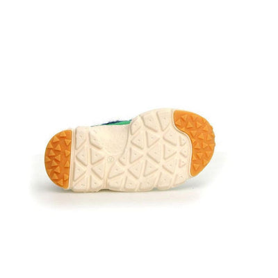 Flower Mountain Taro Junior E - calf Teddy Navy Azure Green - Studio Play