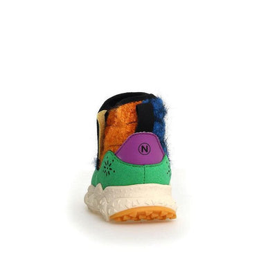 Flower Mountain Taro Junior E - calf Teddy Navy Azure Green - Studio Play