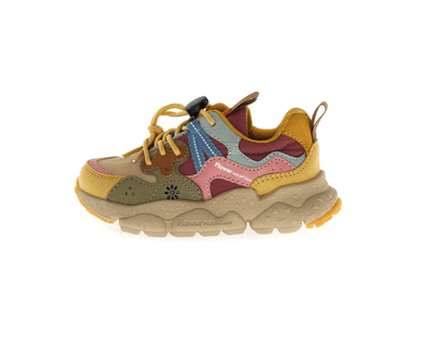 Flower Mountain TEEN Yamano 3 E - Calf/Nylon Mint/Militair/Mud - Studio Play