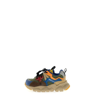 Flower Mountain KIDS Yamano 3 E-Calf/Nylon Mistral Blue Olive Mud