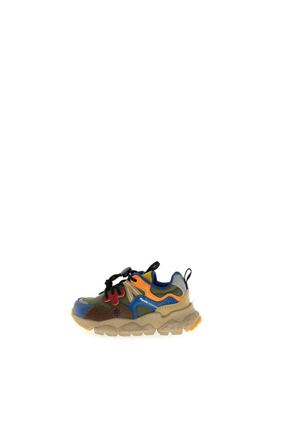 Flower Mountain TEENS Yamano 3 E - Calf/Nylon Mistral Blue Olive Mud - Studio Play