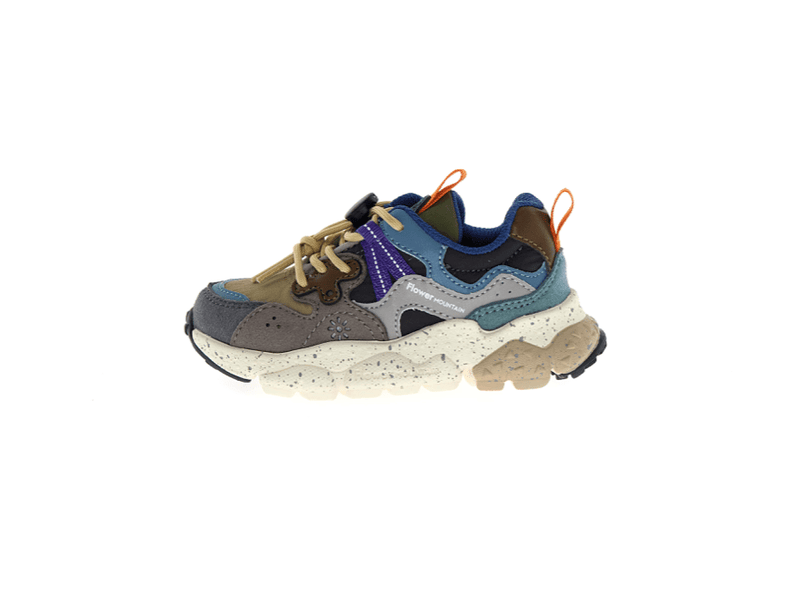 Flower Mountain TEENS Yamano Junior E - calf/Nylon Dark Grey/ Light Brown/Grey - Studio Play