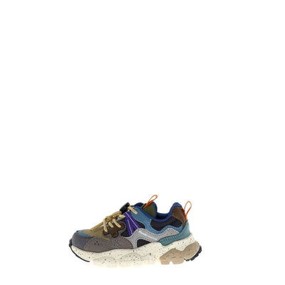 Flower Mountain TEENS Yamano Junior E-calf/Nylon Dark Grey/ Light Brown/Grey