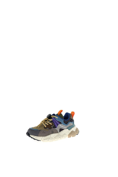Flower Mountain TEENS Yamano Junior E - calf/Nylon Dark Grey/ Light Brown/Grey - Studio Play