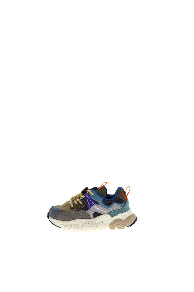 Flower Mountain TEENS Yamano Junior E - calf/Nylon Dark Grey/ Light Brown/Grey - Studio Play