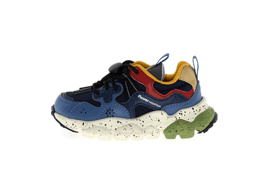 Flower Mountain TEENS Yamano Junior E - calf/Nylon Mistral/Blue/Navy - Studio Play