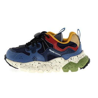Flower Mountain TEENS Yamano Junior E-calf/Nylon Mistral/Blue/Navy