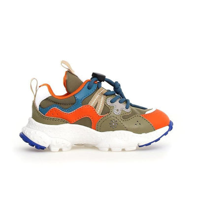 Flower Mountain Yamano 3 junior e - calf/nylon orange - militare - azure - Studio Play