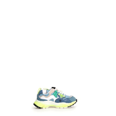 Flower Mountain Yamano 3 junior e - calf/ripstop nylon petrol - green - yellow - Studio Play