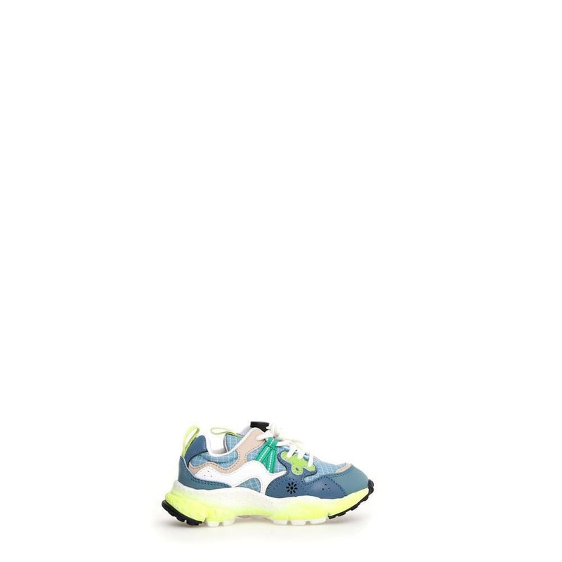 Flower Mountain Yamano 3 junior e - calf/ripstop nylon petrol - green - yellow - Studio Play
