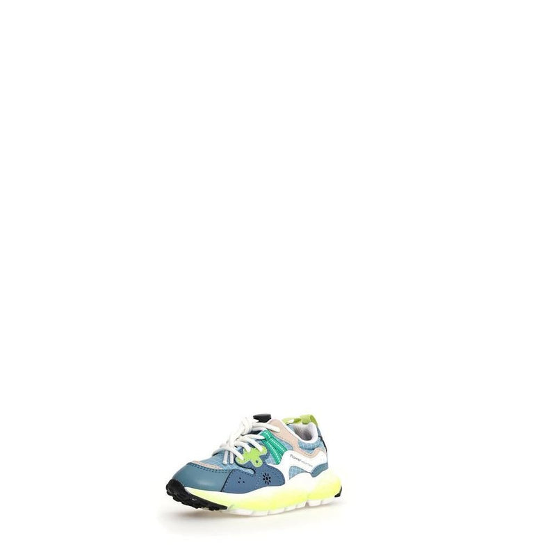 Flower Mountain Yamano 3 junior e - calf/ripstop nylon petrol - green - yellow - Studio Play