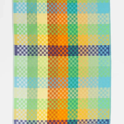 Foekje Fleur Tea Towel #57B Checkered Check
