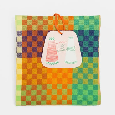 Foekje Fleur Tea Towel #57B Checkered Check