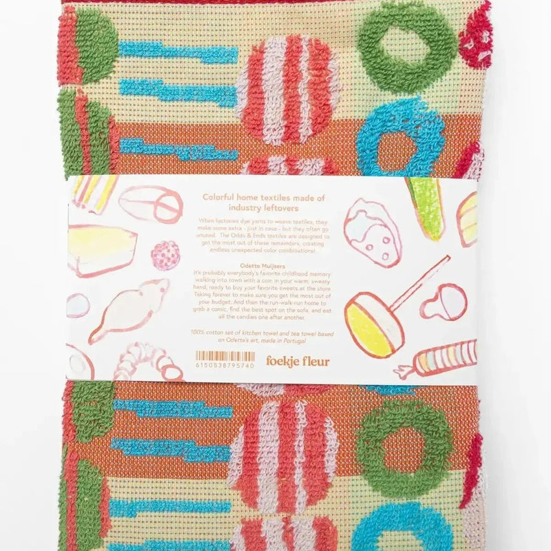 Foekje Fleur Tea Towel + Kitchen Towel 46 Odette’s Sweet Dream - Studio Play