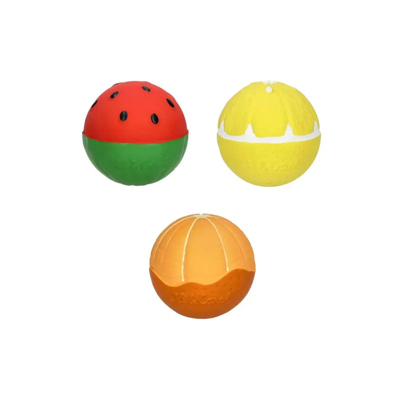 Oli & Carol Bad & Bijtspeeltje Fruit Salade Sensory Balls