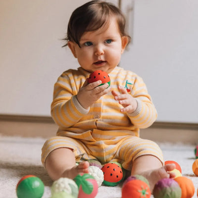 Oli & Carol Bad & Bijtspeeltje Fruit Salade Sensory Balls