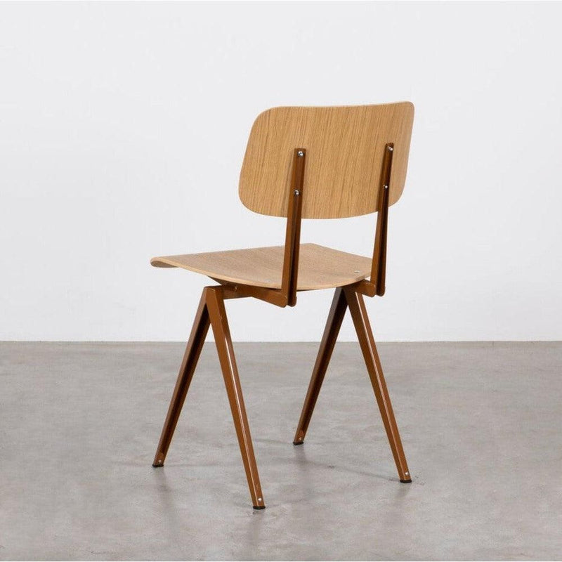 Galvanitas S16 Leembruin en Eiken Rug en Zitting - Studio Play