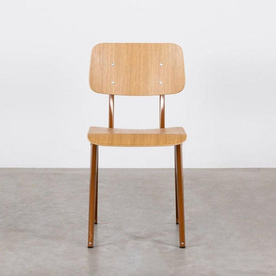 Galvanitas S16 Leembruin en Eiken Rug en Zitting - Studio Play