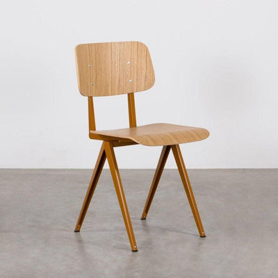 Galvanitas S16 Okerbruin en Eiken Rug en Zitting - Studio Play