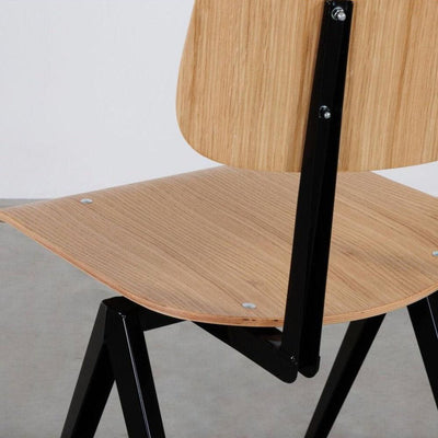 Galvanitas S16 Zwart en Eiken Rug en Zitting - Studio Play