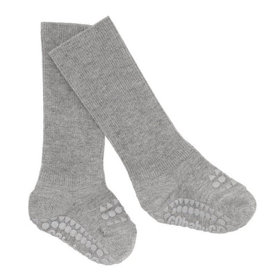 Go Baby Go antislip Bamboo Grey Melange - Studio Play