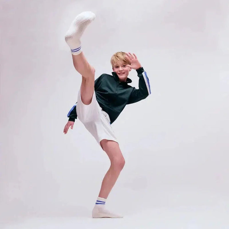 Go Baby Go antislip Sports Socks Blue - Studio Play