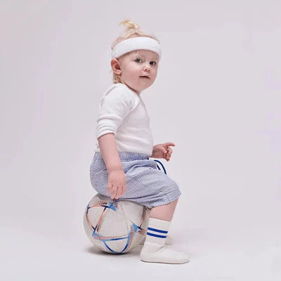 Go Baby Go antislip Sports Socks Blue - Studio Play
