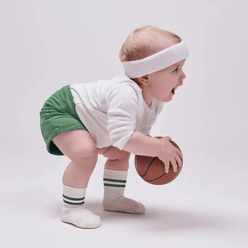 Go Baby Go antislip Sports Socks Green - Studio Play
