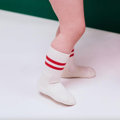 Go Baby Go antislip Sports Socks Red - Studio Play