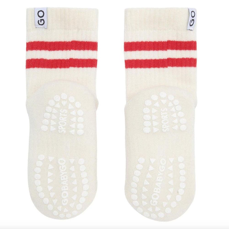 Go Baby Go antislip Sports Socks Red - Studio Play