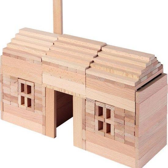 Goki Blokkendoos Bleek Hout - Studio Play