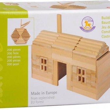 Goki Blokkendoos Bleek Hout - Studio Play