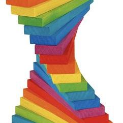 Goki Evolution Bouwblokken Regenboog - Studio Play