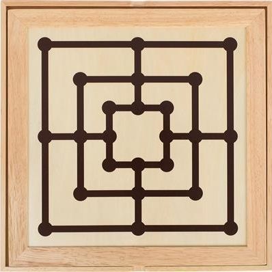 Goki Schaakbord - Damspel - Molenspel - Studio Play
